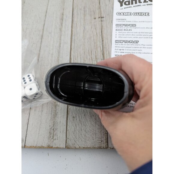 2014 Yahtzee Dice Cup Instructions Classic Hasbro Dice Game Replacements - Picture 5 of 6